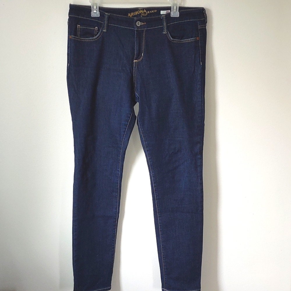 Arizona Women's Junior Super Skinny Size 13 Long Jeans
